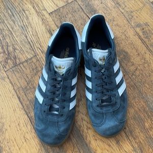 charcoal gazelle adidas sneakers
